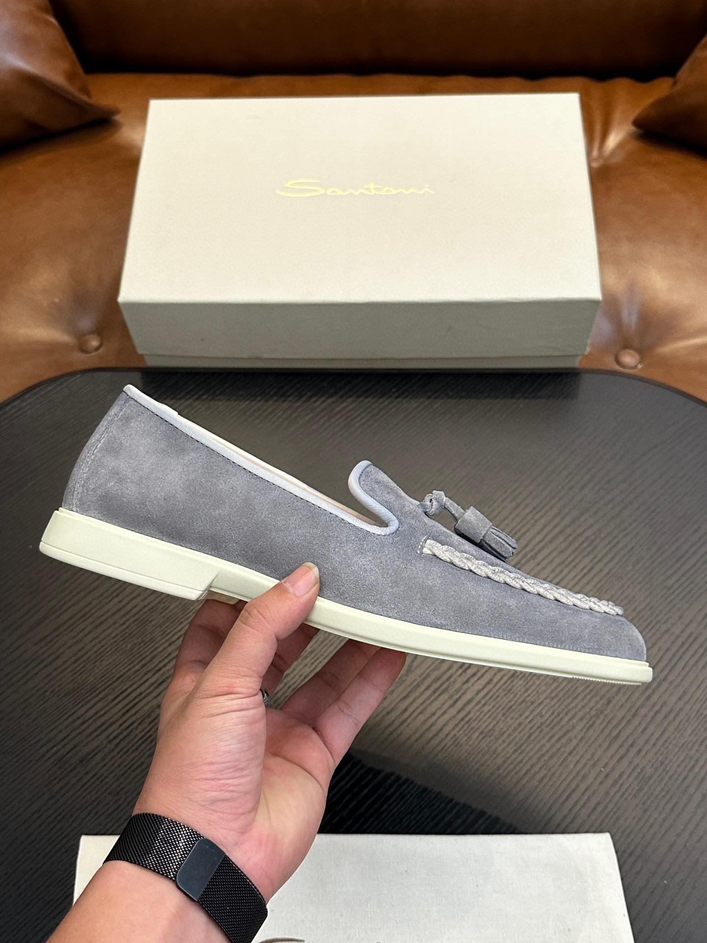 Лоферы Santoni