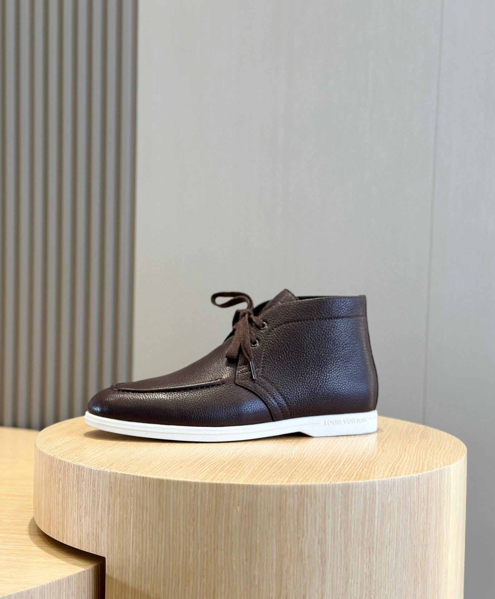 Короткие ботинки на шнуровке Louis Vuitton Estate  