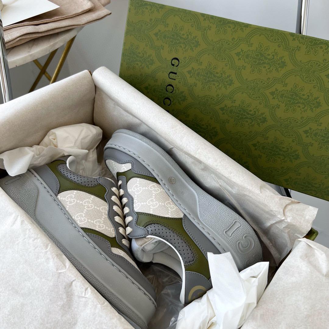 Кожаные кроссовки Gucci