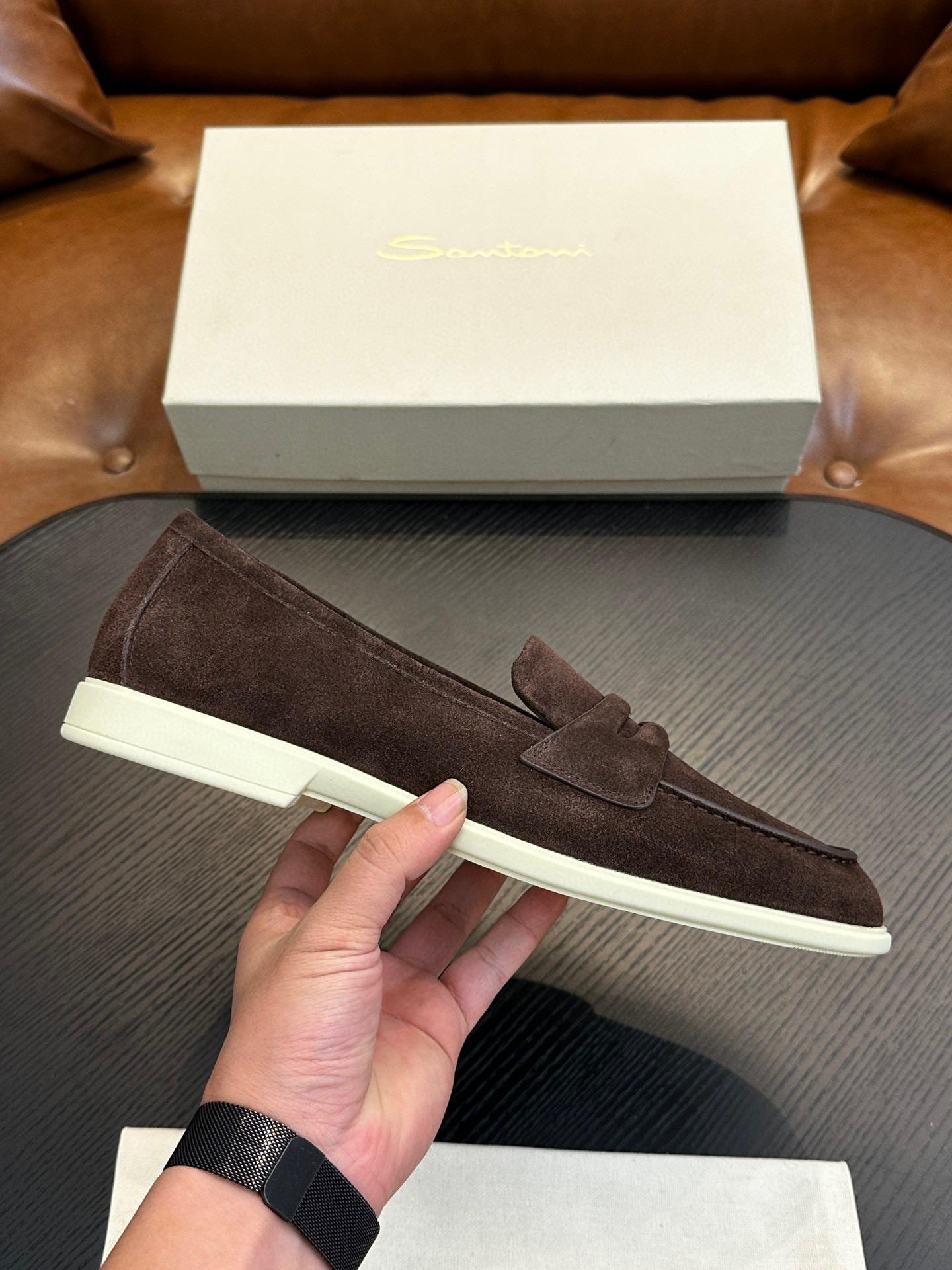 Лоферы Santoni 