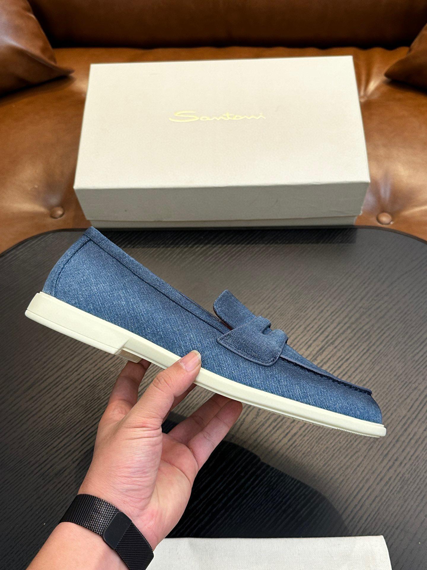 Лоферы Santoni 