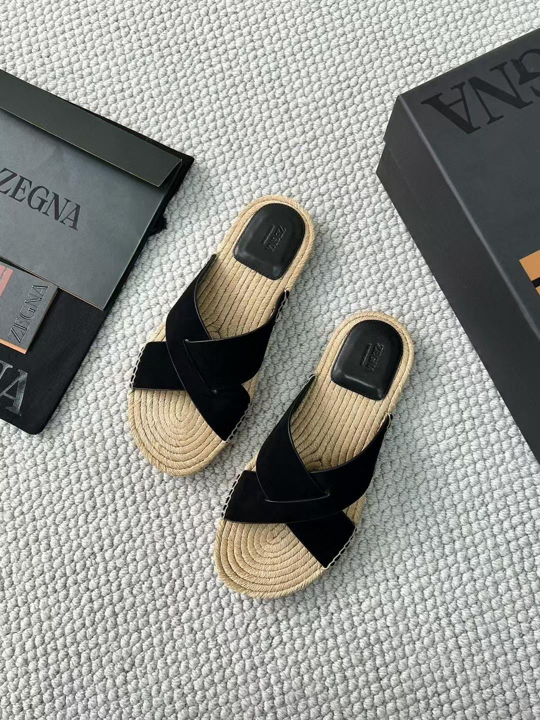 Шлепанцы Zegna 