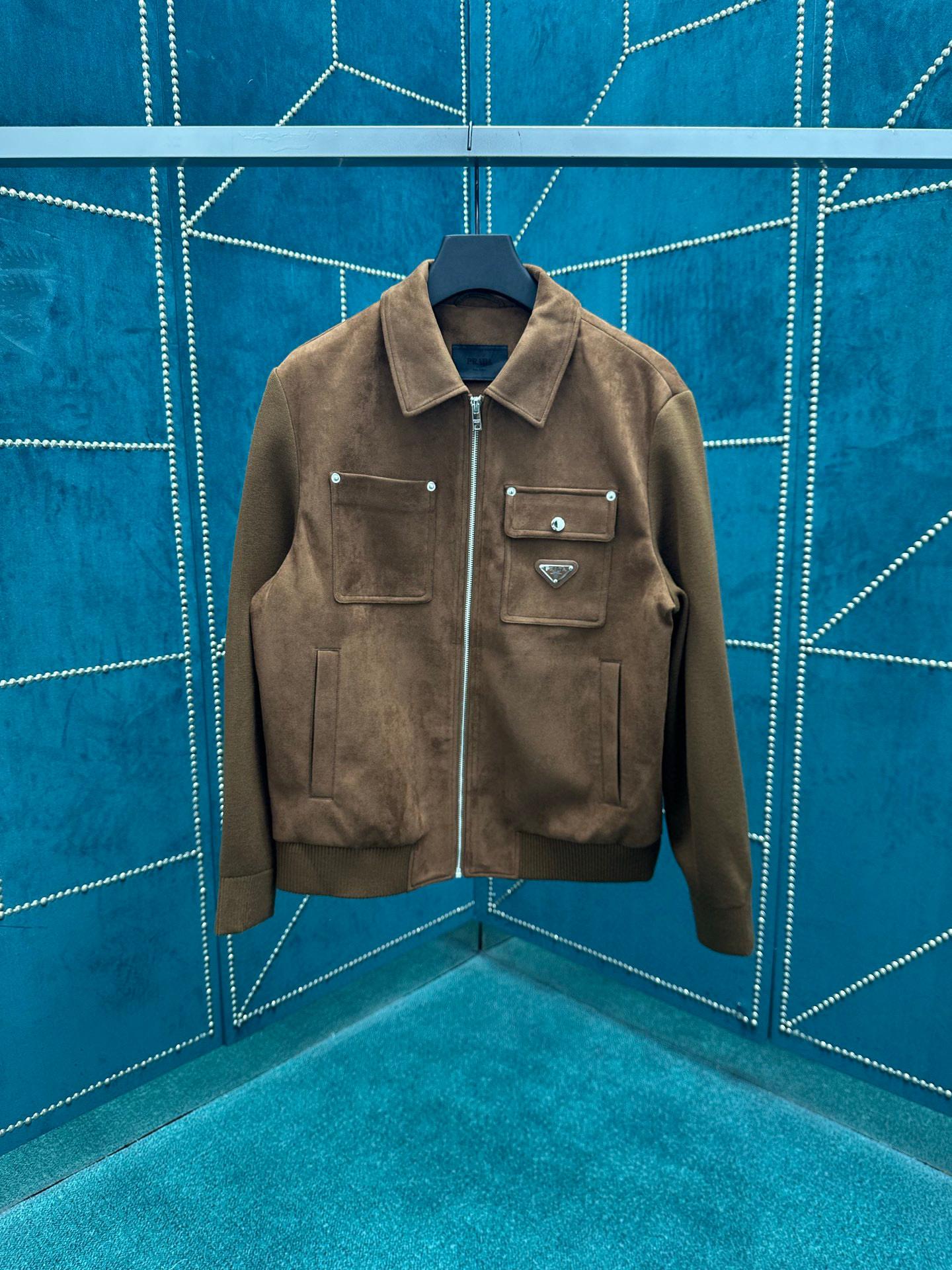 Кожаные куртки Prada 