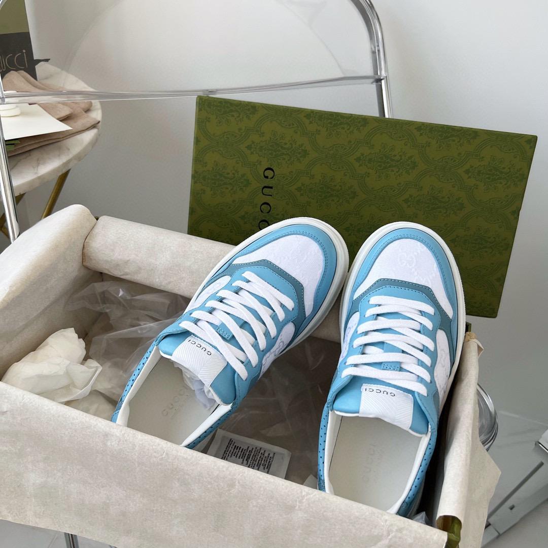 Кожаные кроссовки Gucci