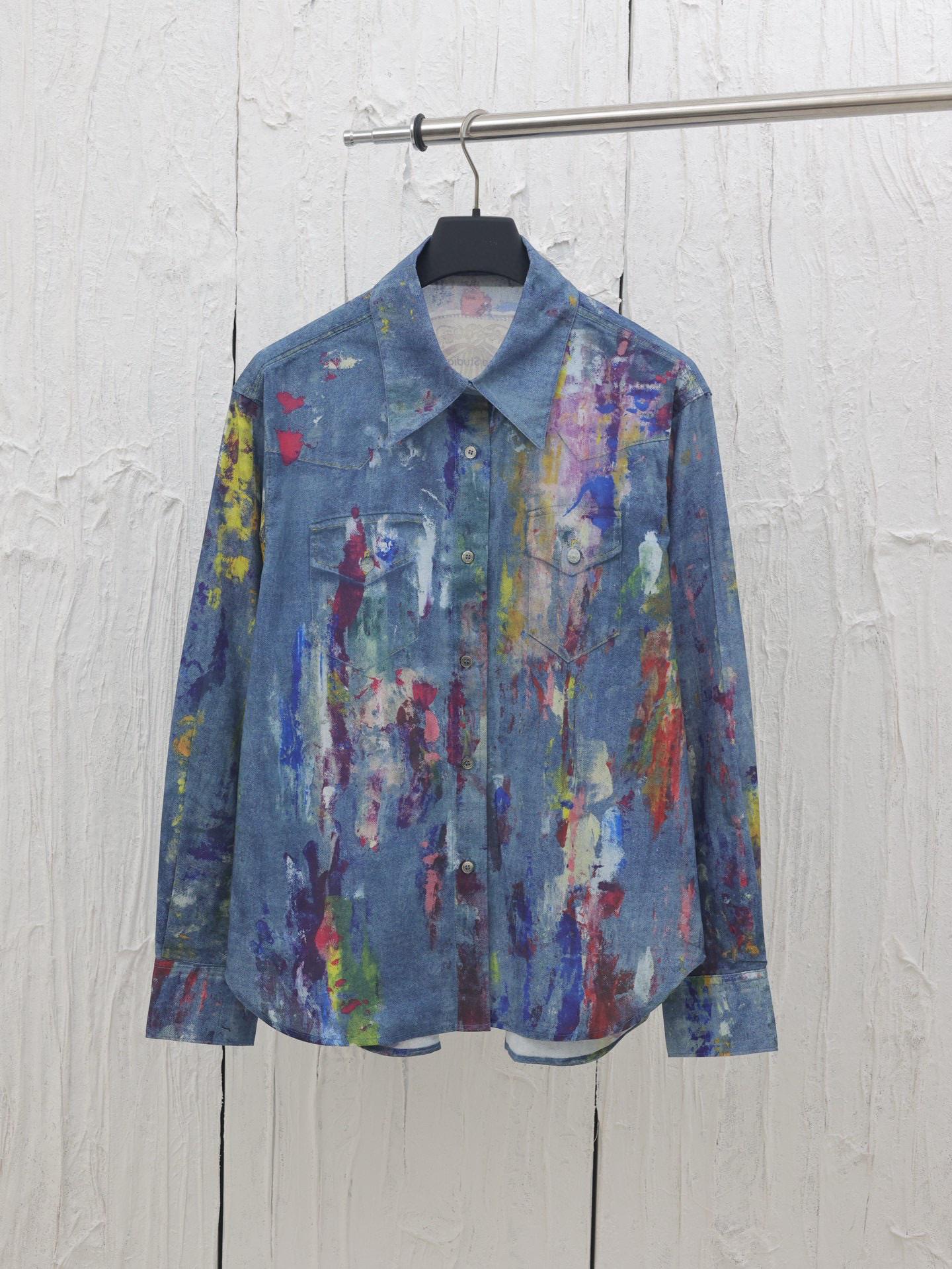 Джинсовая рубашка Acne Studios