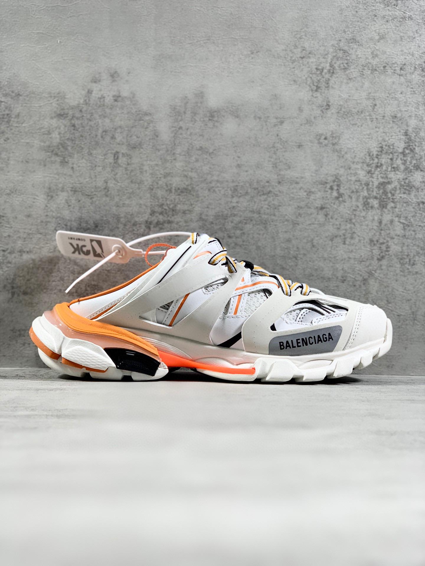 Кроссовки Balenciaga Sneaker Tess s.Gomma Maille White/ORANGE