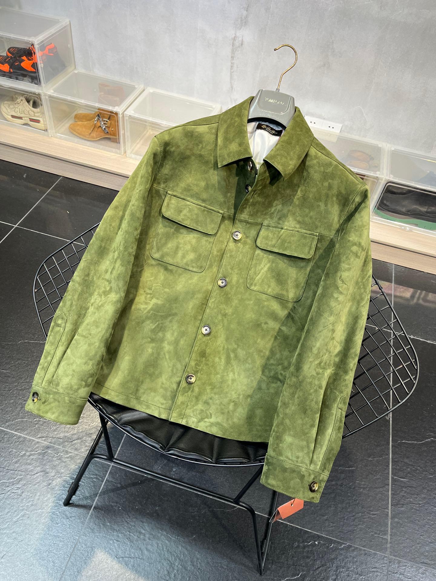 Кожаная куртка Loro Piana 