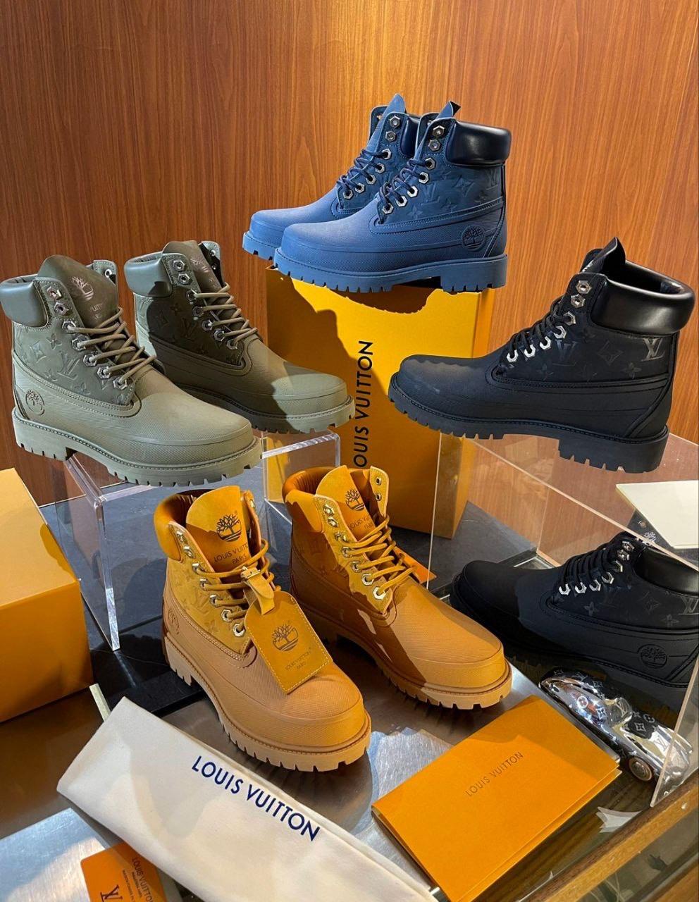 Ботинки  Louis Vuitton x Timberland 