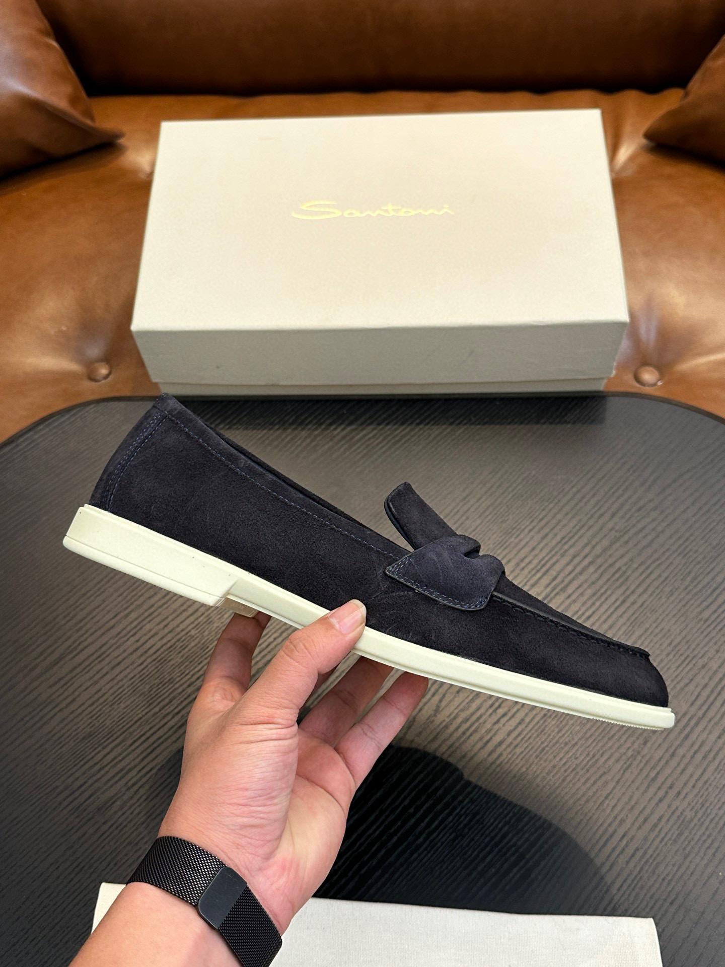 Лоферы Santoni 