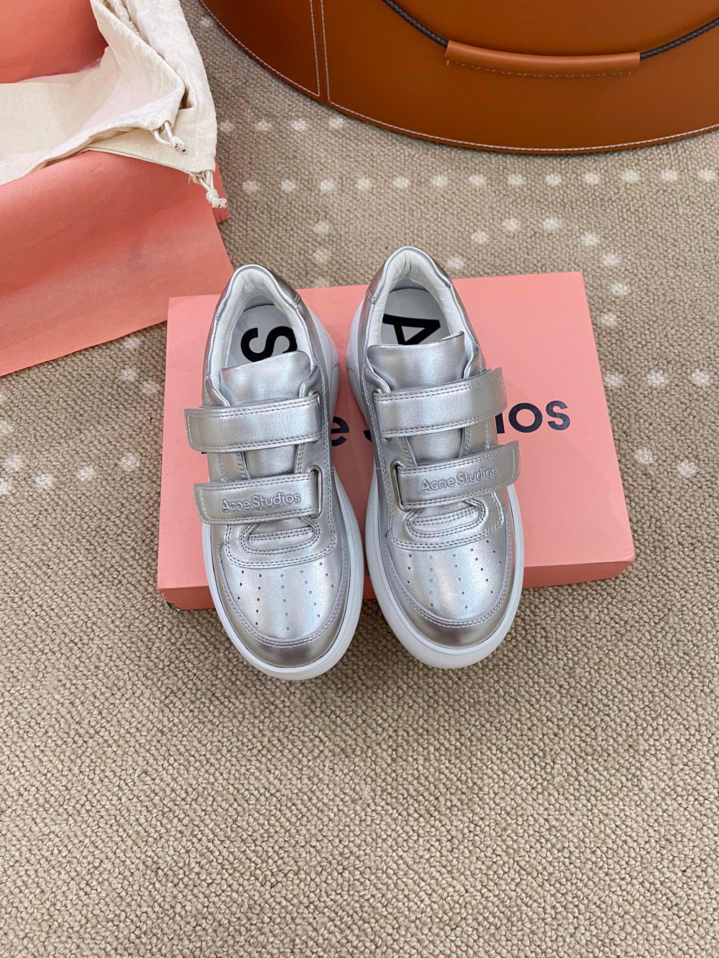 Кроссовки на липучках Acne Studios 