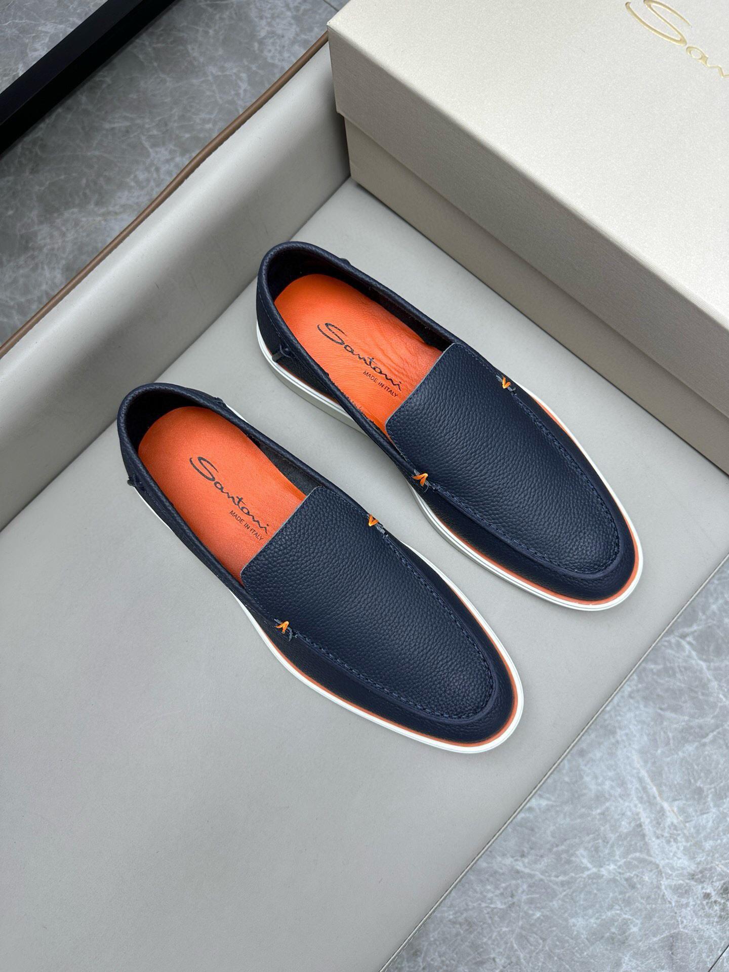 Лоферы Santoni 