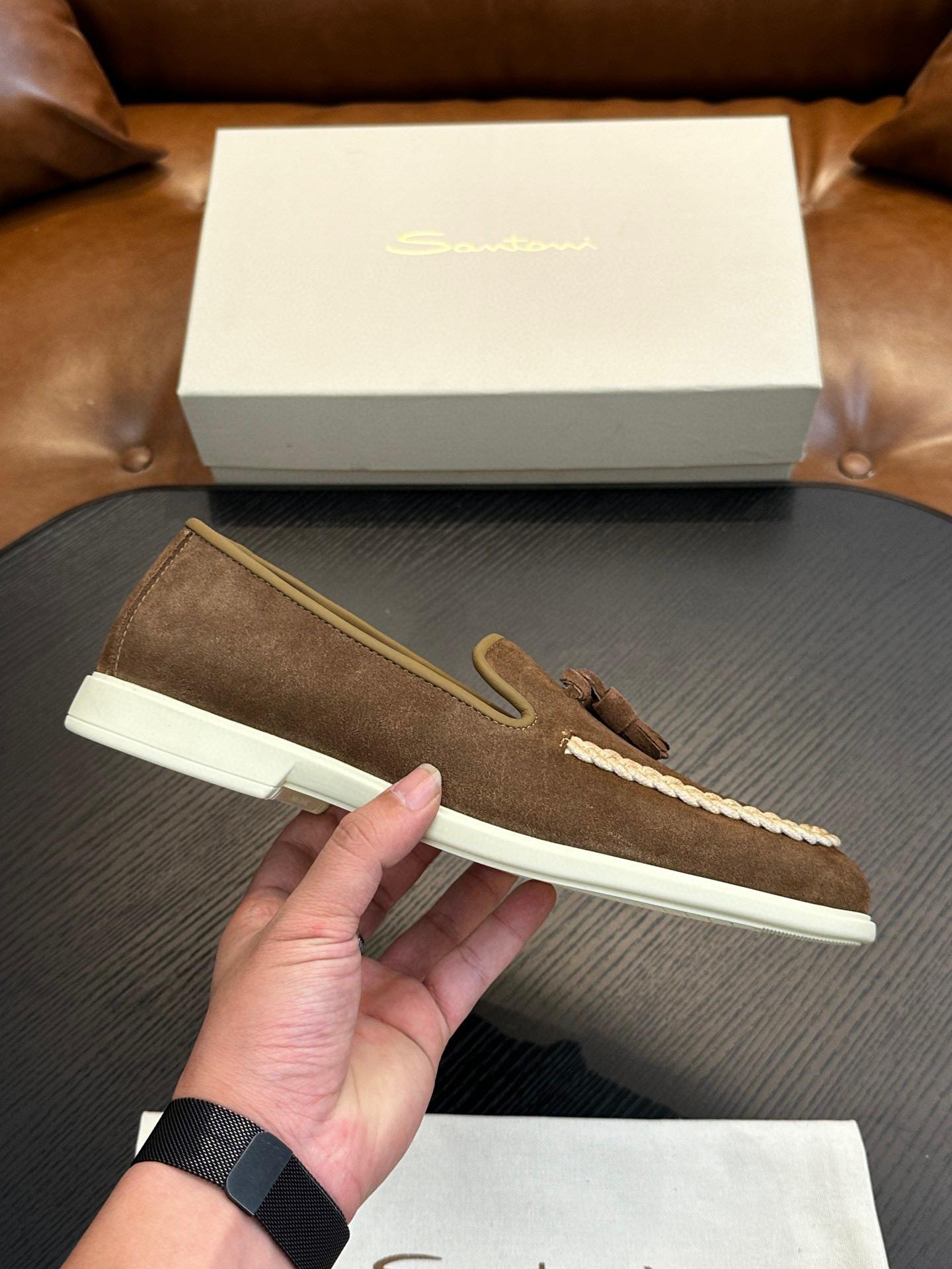 Лоферы Santoni 