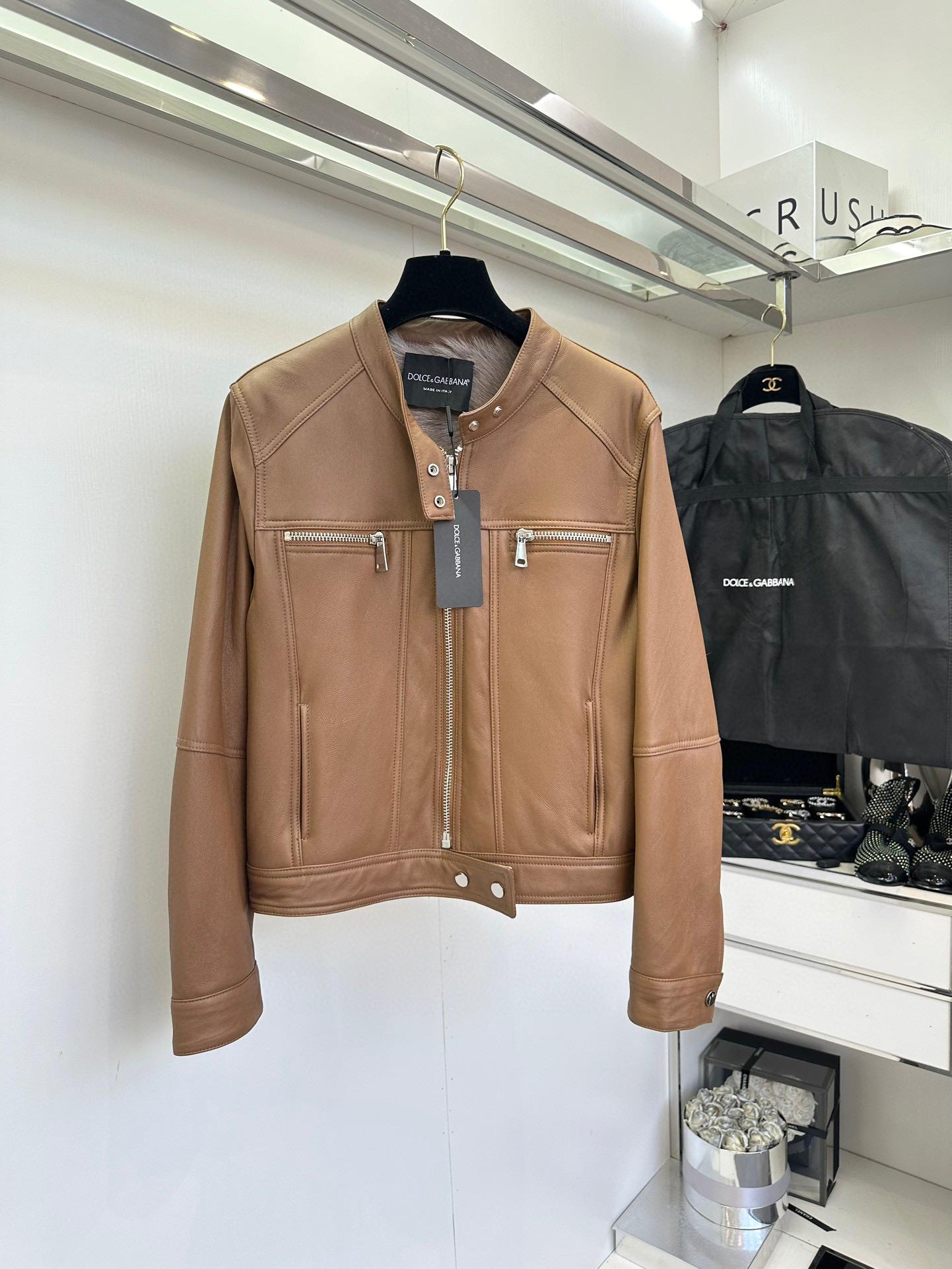 Кожанка Dolce & Gabbana 