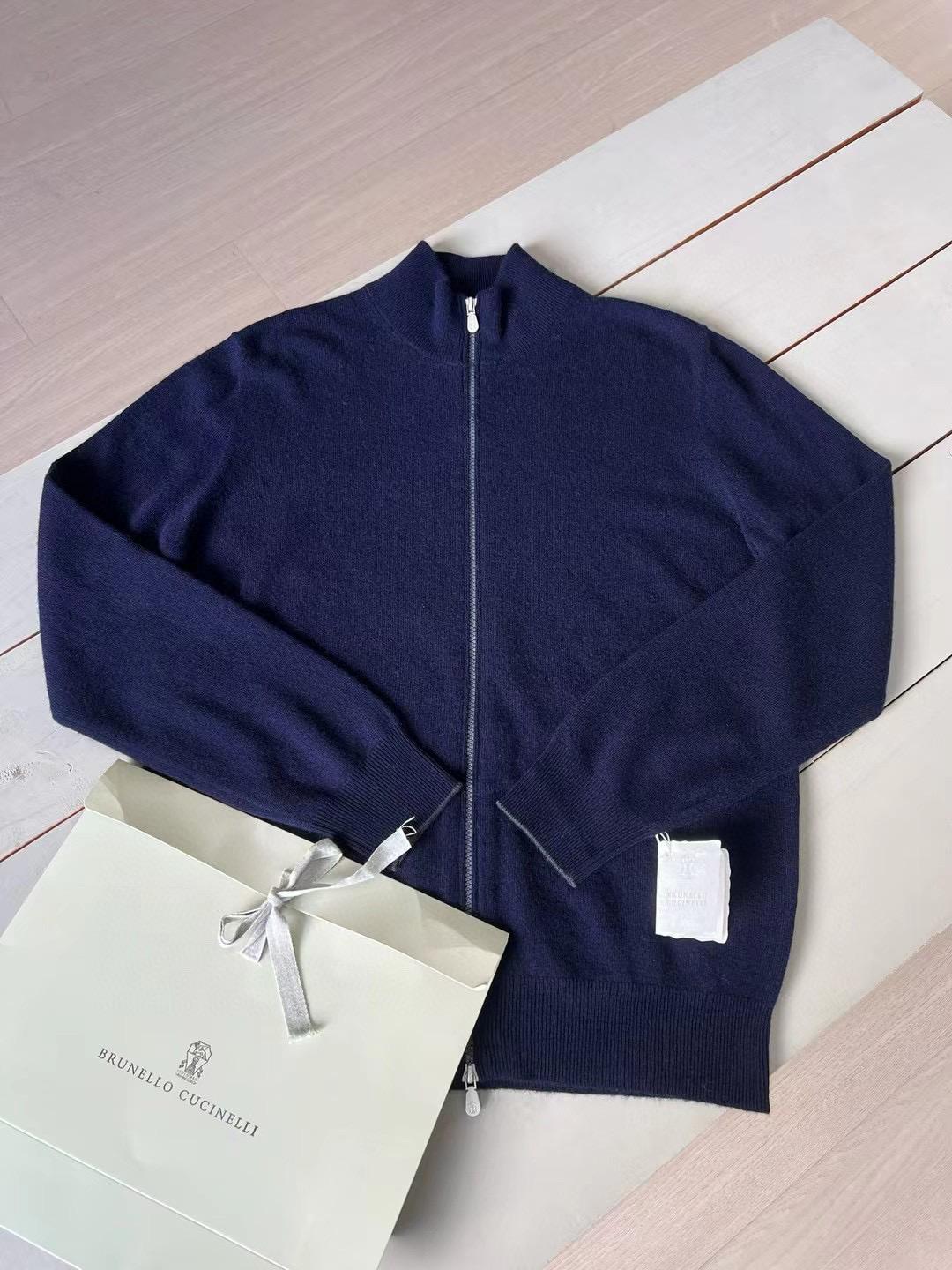 Кофта на молнии Brunello Cucinelli 