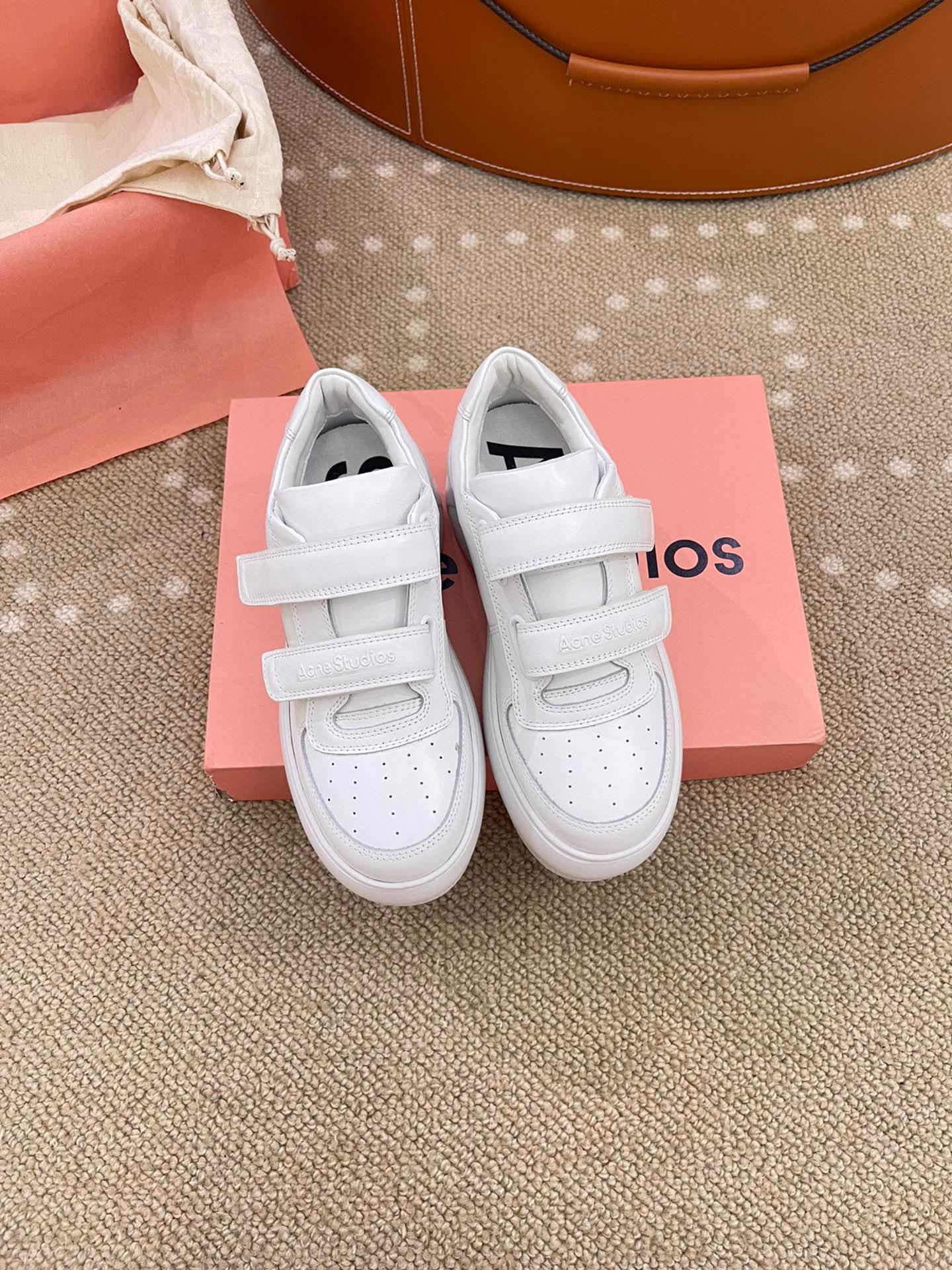 Кроссовки на липучках Acne Studios 