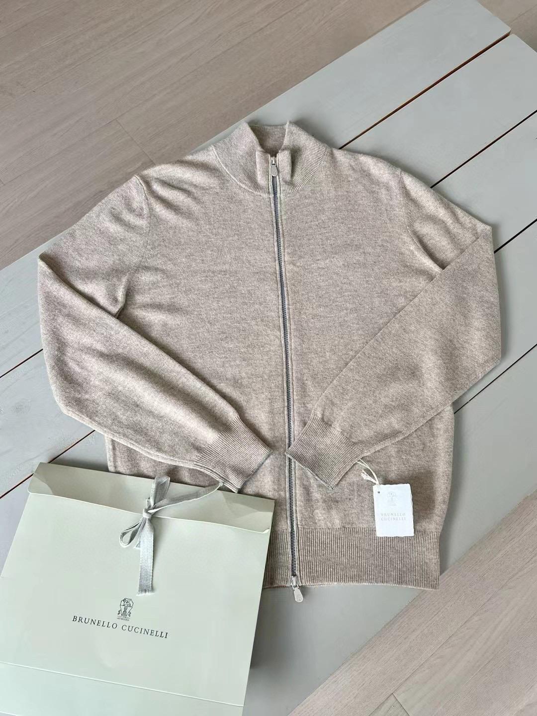 Кофта на молнии Brunello Cucinelli 