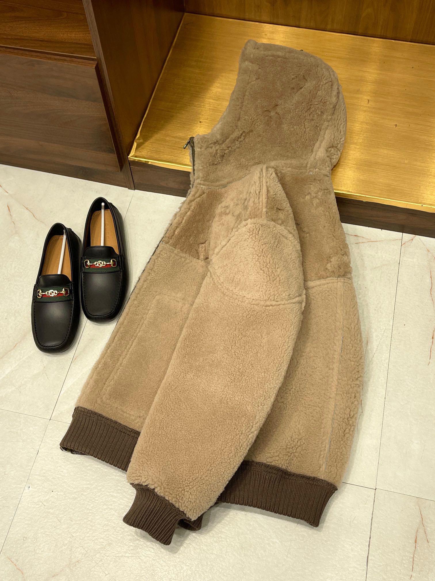 Кожаная дубленка Kiton 