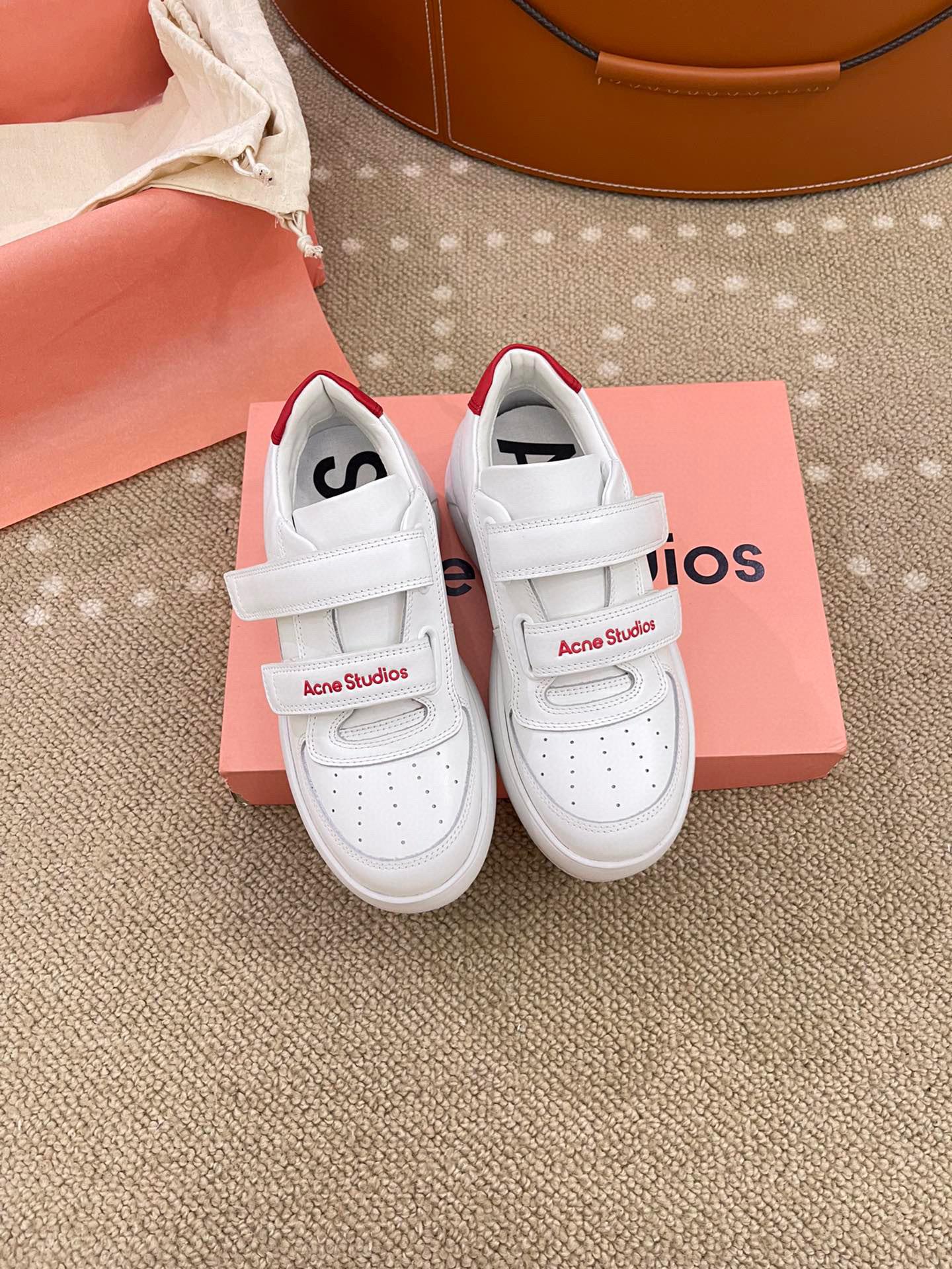 Кроссовки на липучках Acne Studios 