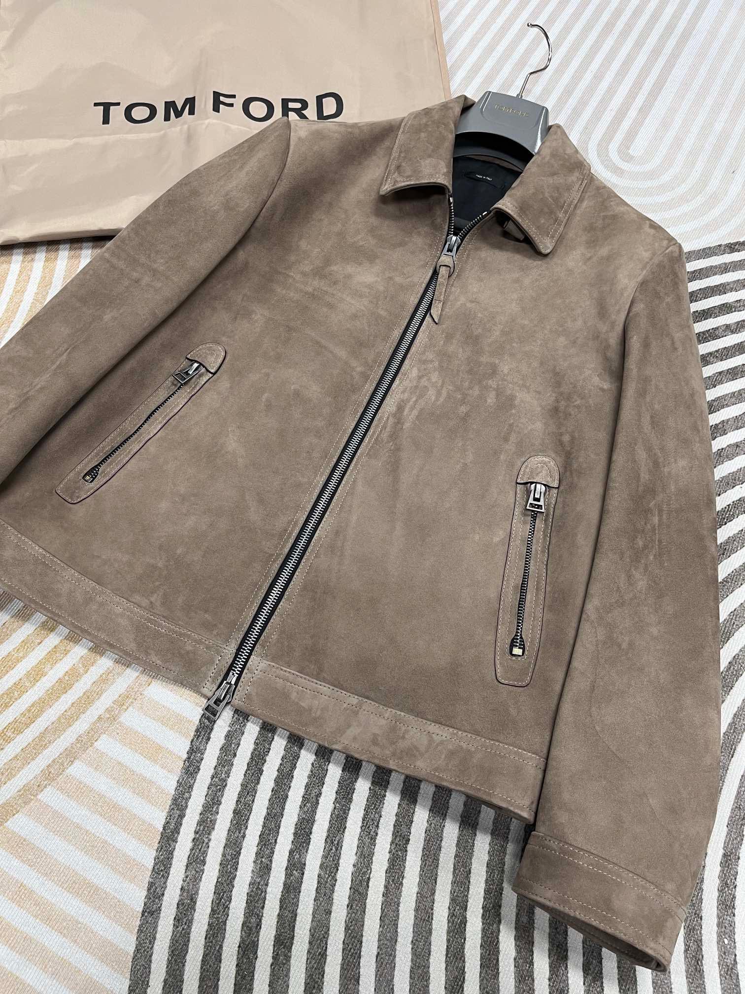 Кожана куртка Tom Ford 