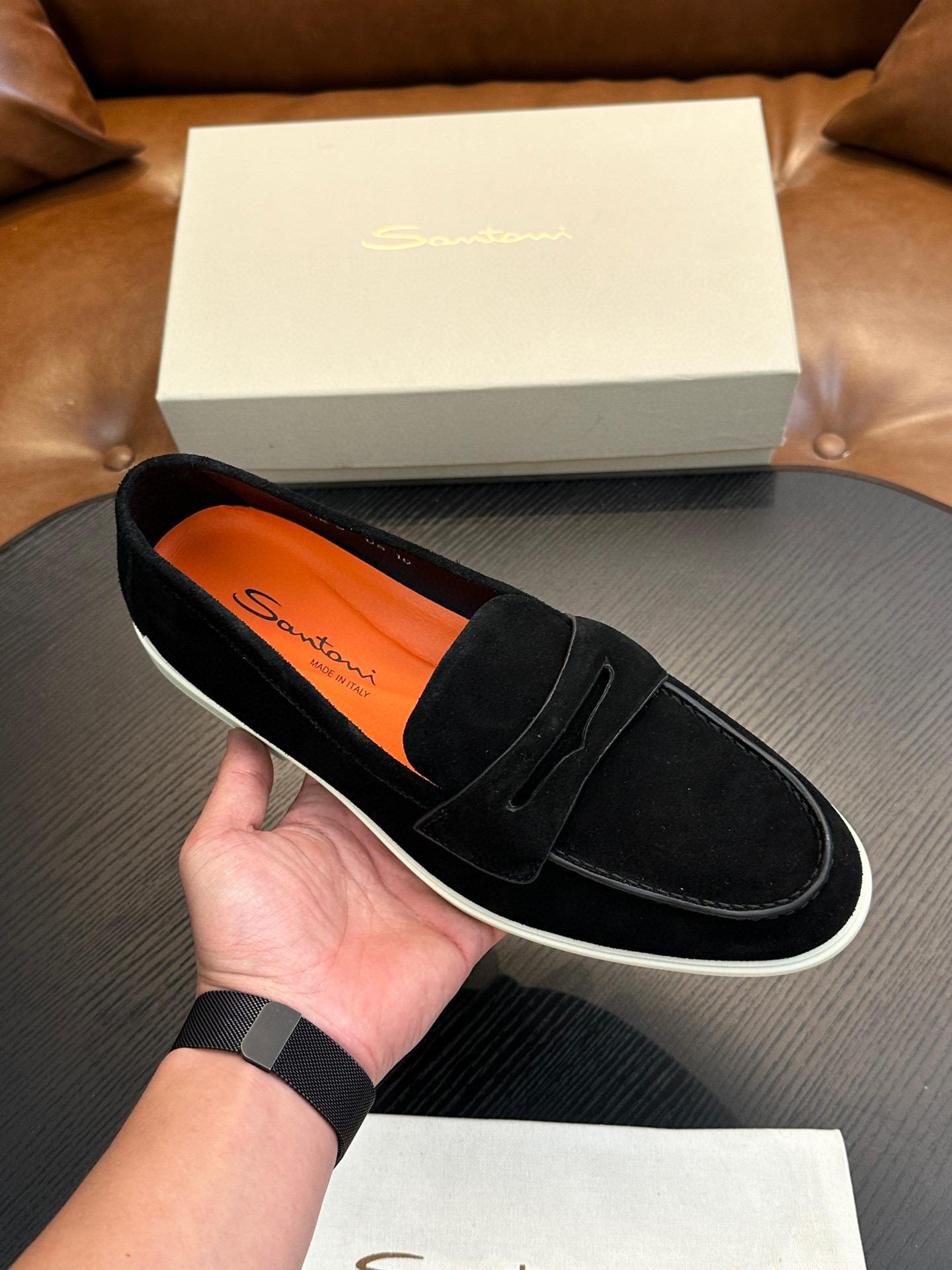 Лоферы Santoni 