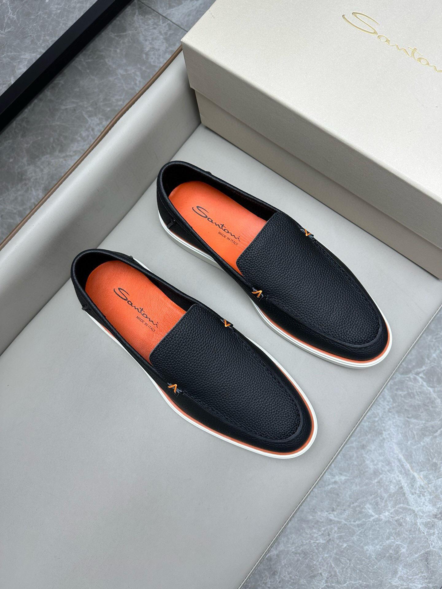 Лоферы Santoni 