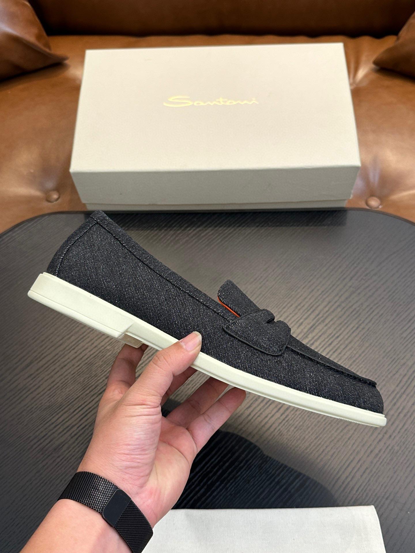 Лоферы Santoni 