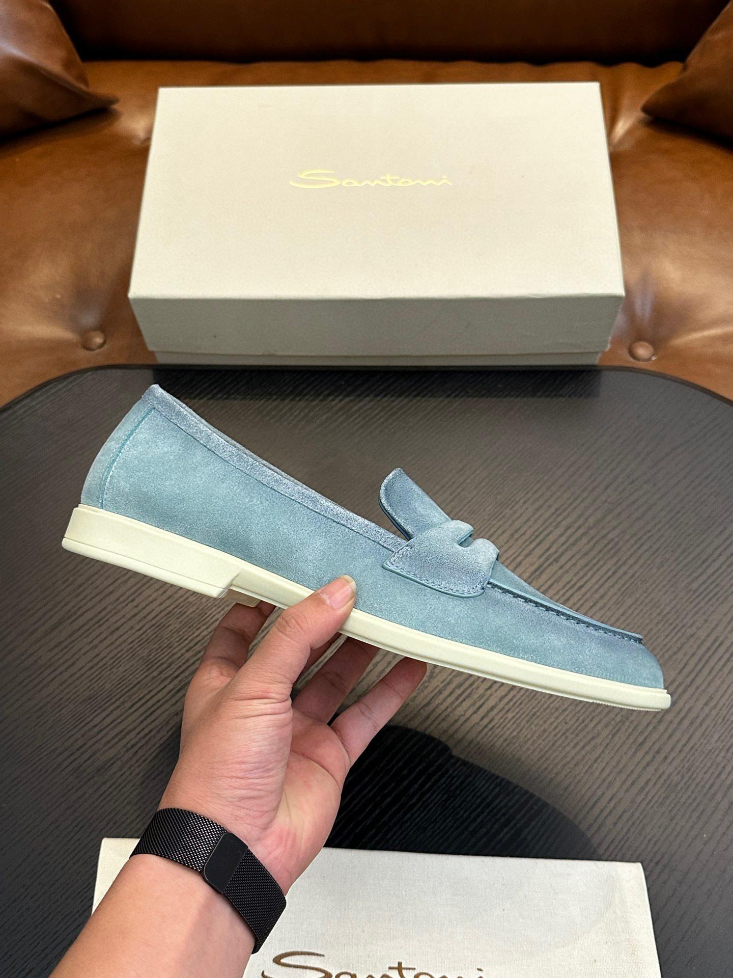 Лоферы Santoni