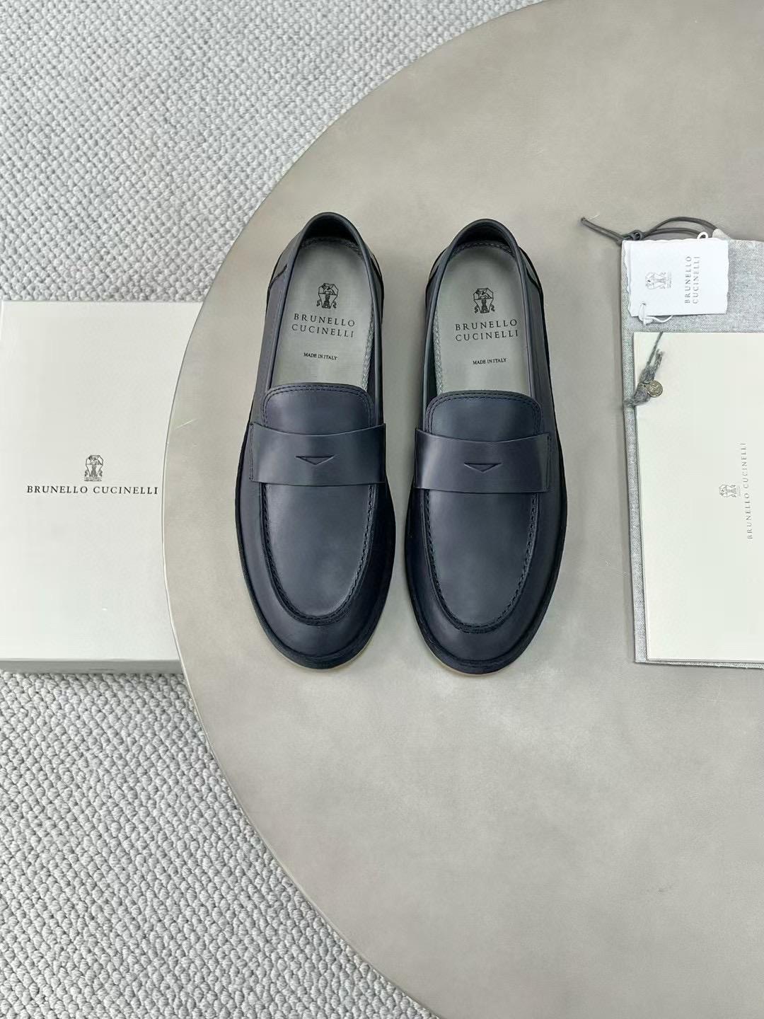 Кожаные лоферы Brunello Cucinelli 