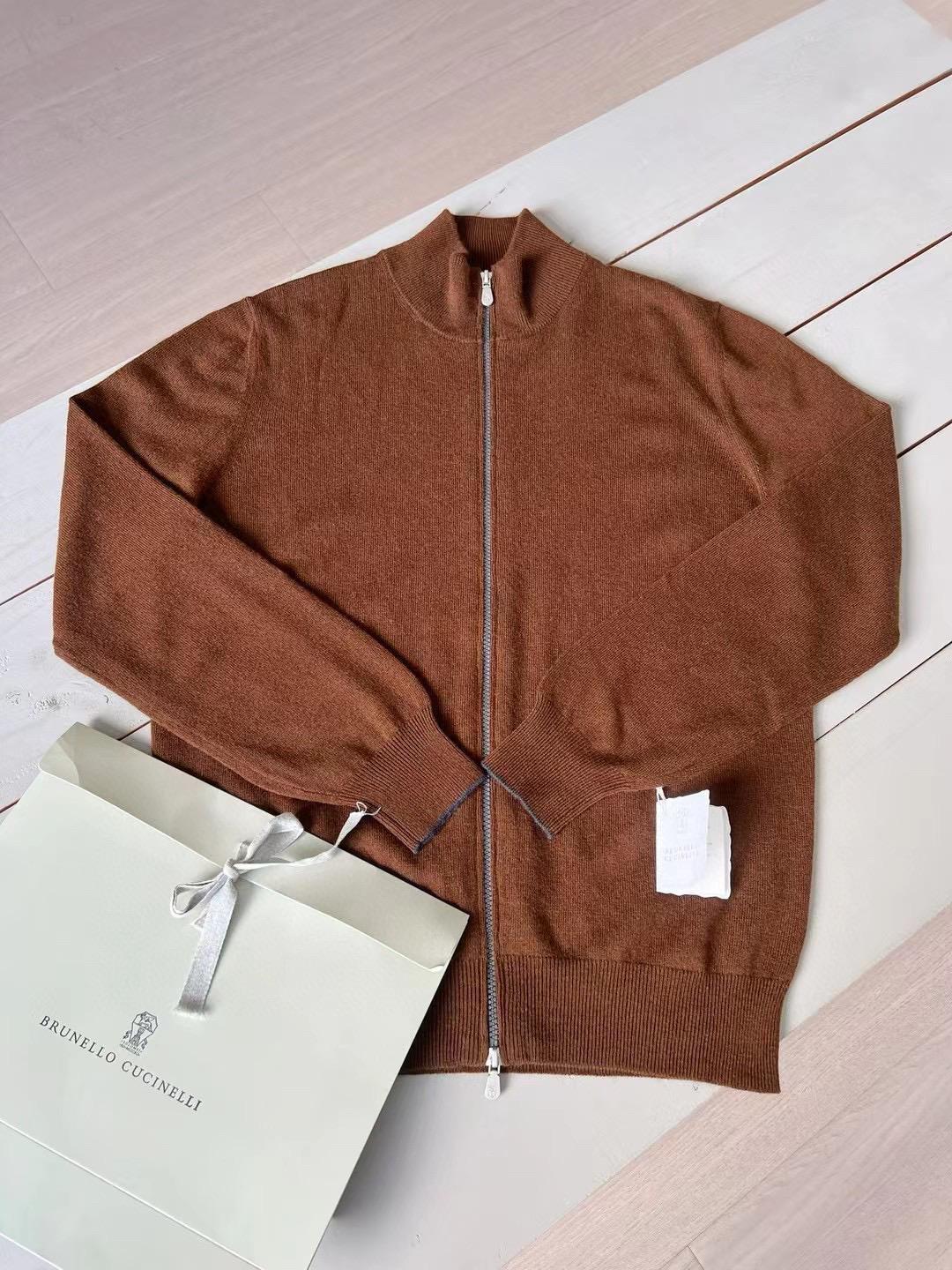 Кофта на молнии Brunello Cucinelli  