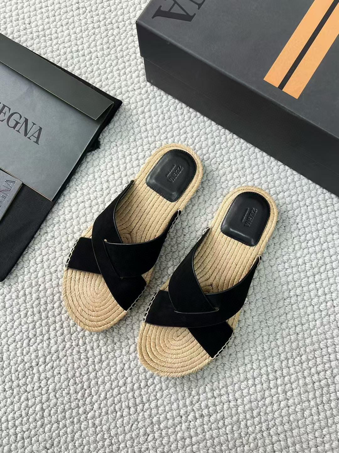 Шлепанцы Zegna 