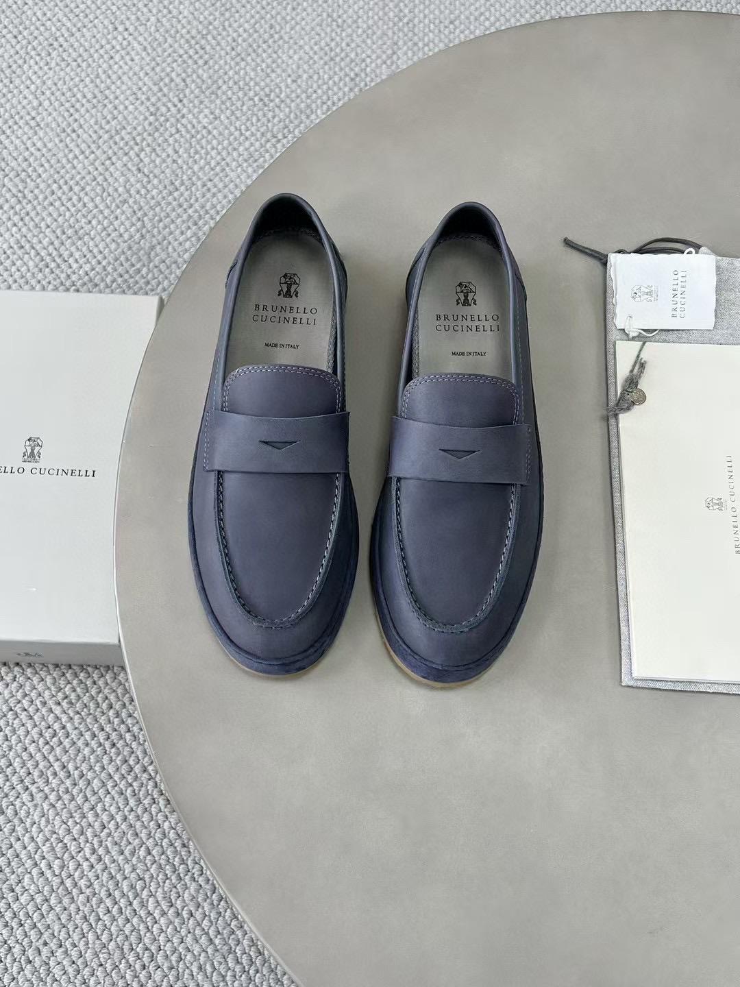 Кожаные лоферы Brunello Cucinelli 