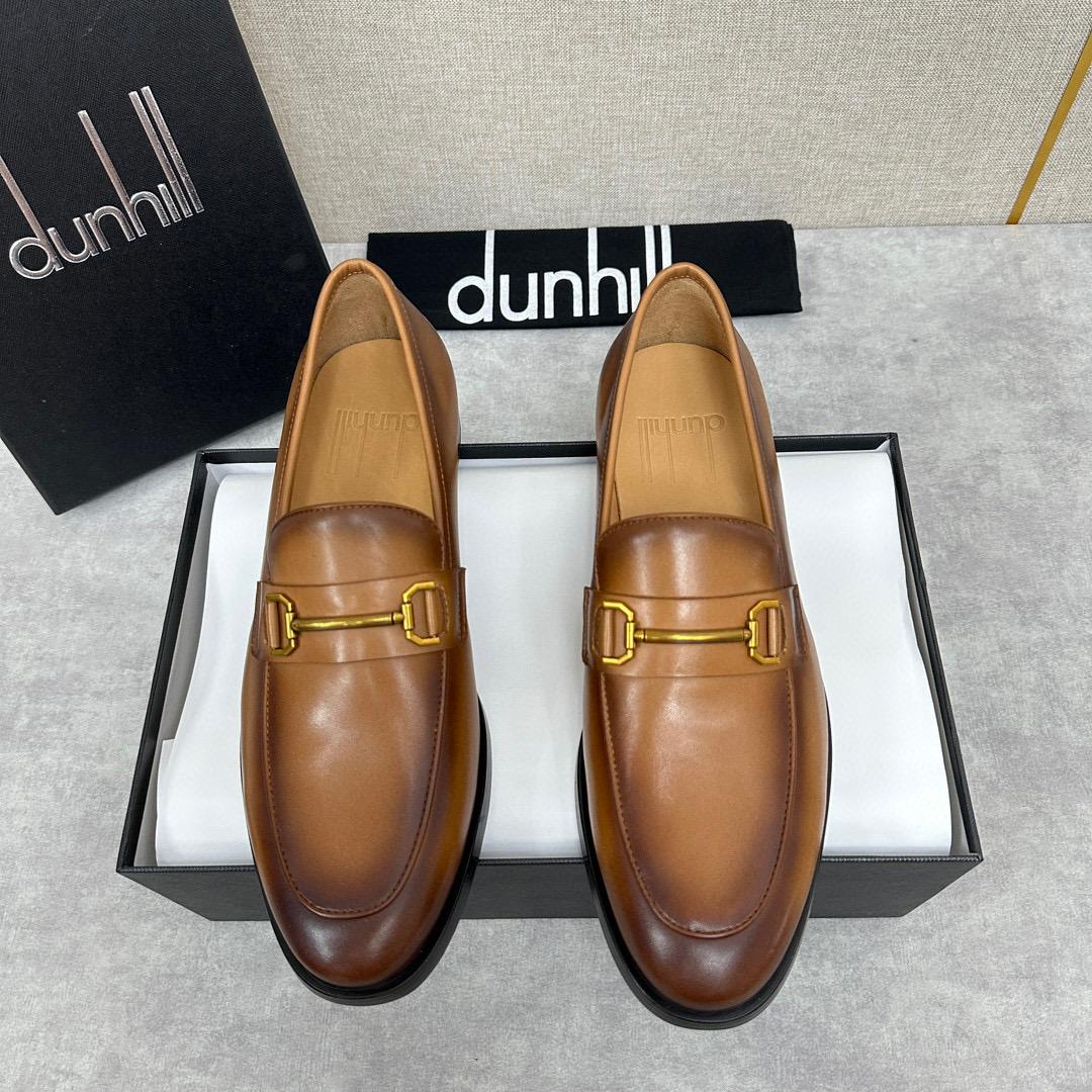 Кожаные лоферы Dunhill 