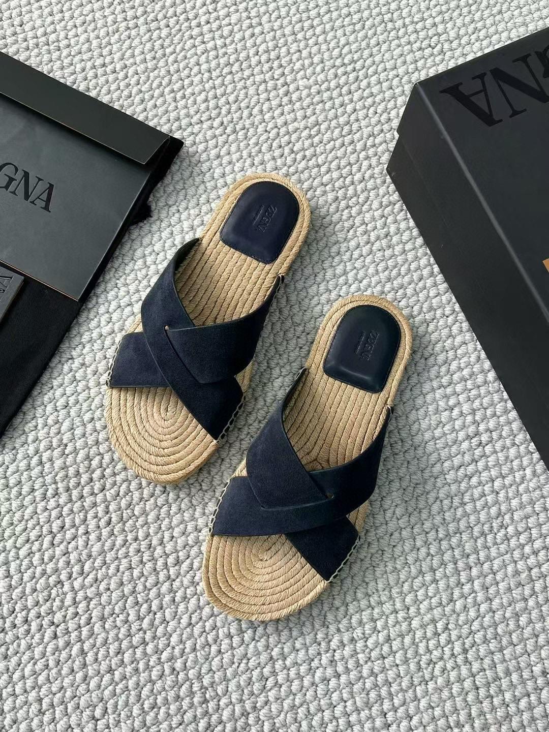 Шлепанцы Zegna 