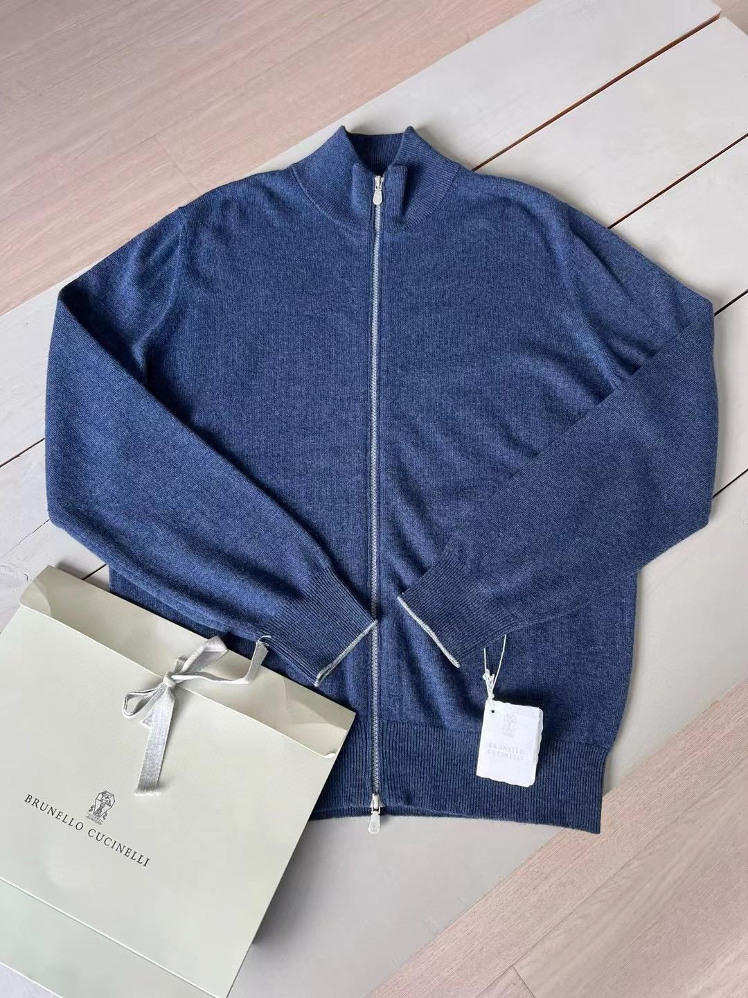 Кофта на молнии Brunello Cucinelli 