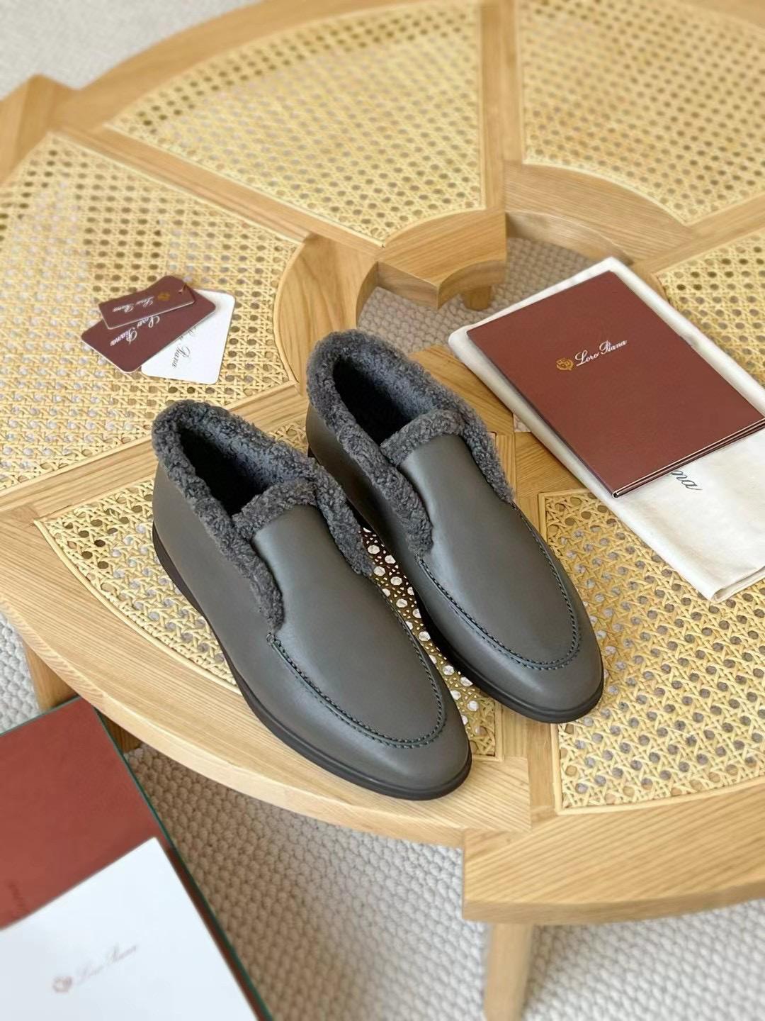 Зимние лоферы Loro Piana 