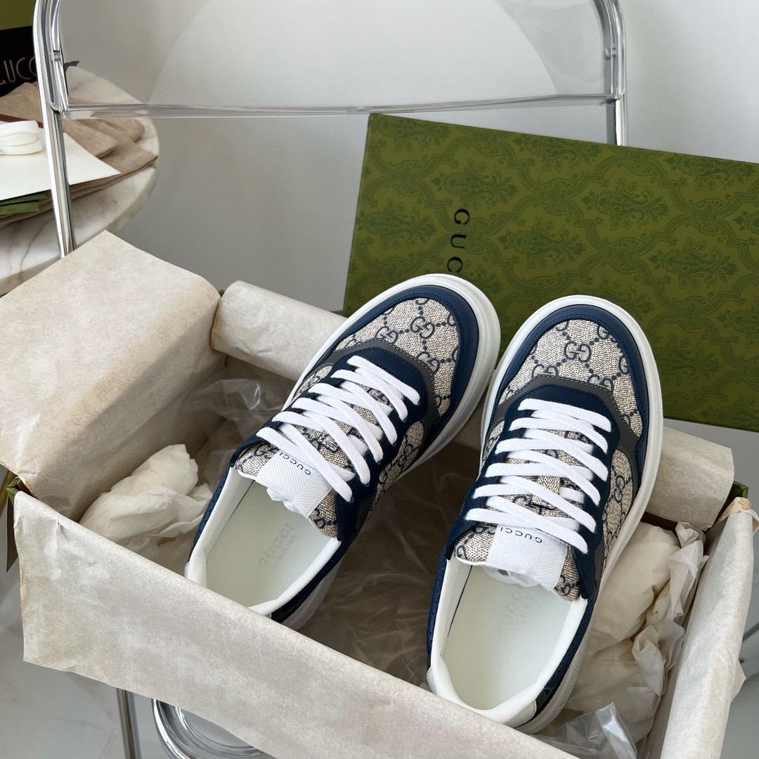 Кожаные кроссовки Gucci