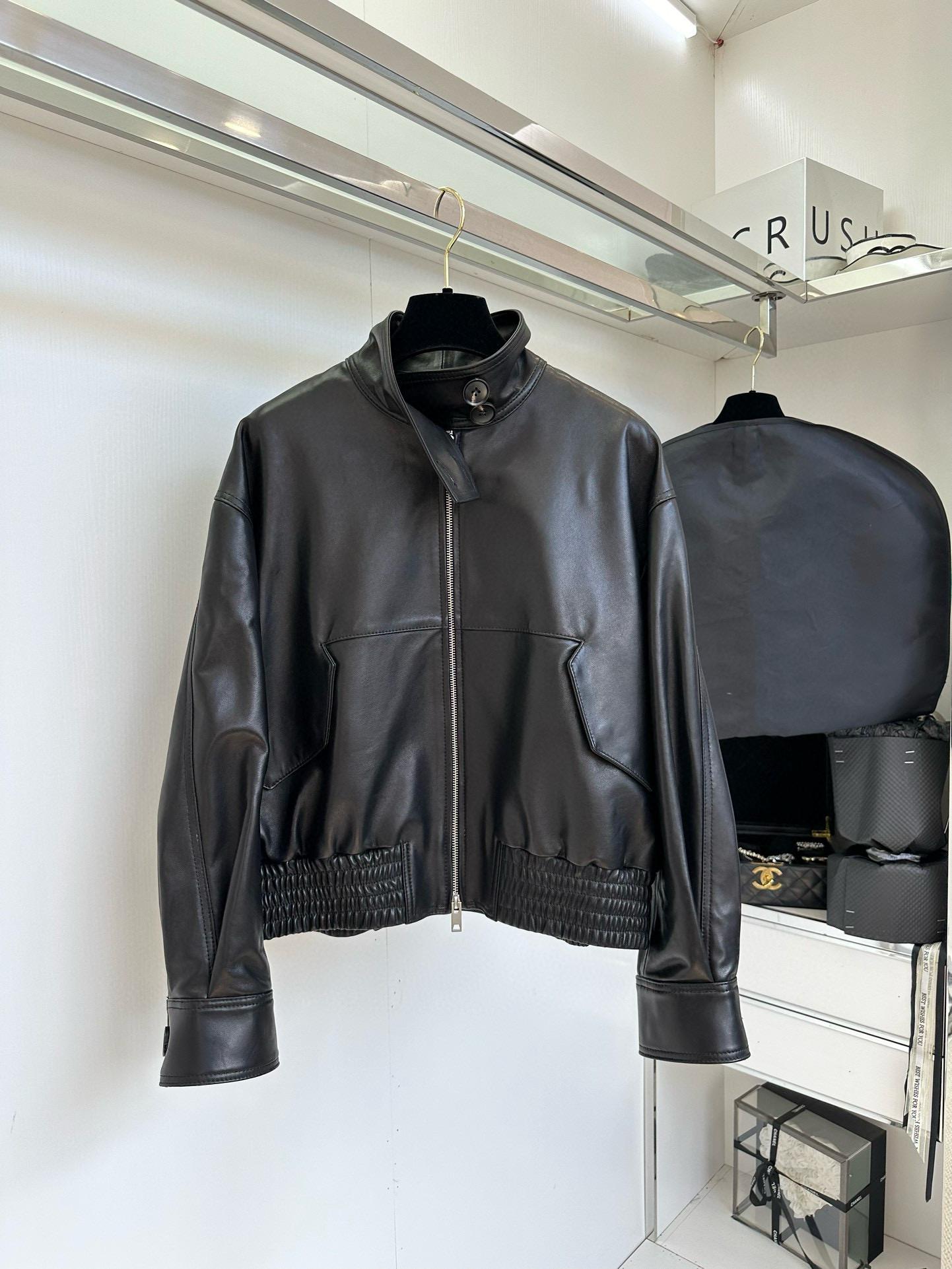 Кожаная куртка Meet her 