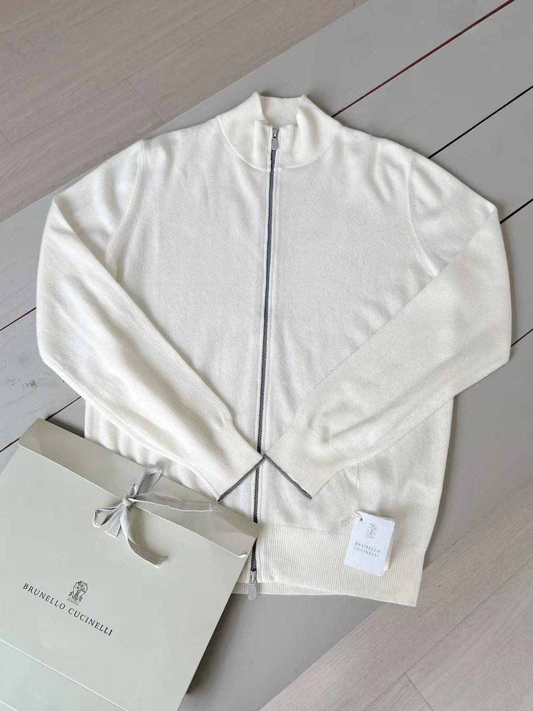 Кофта на молнии Brunello Cucinelli 