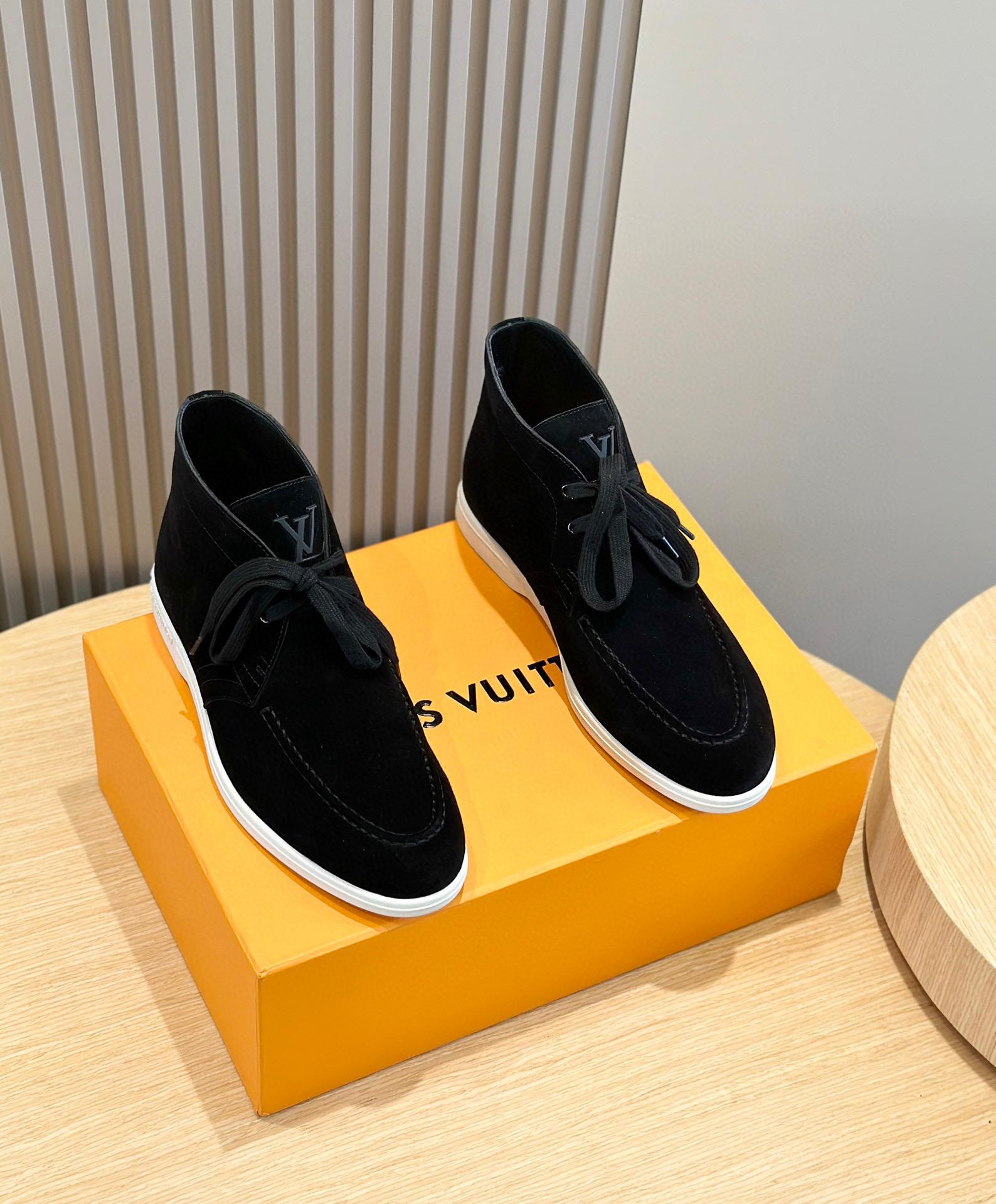 Короткие ботинки на шнуровке Louis Vuitton Estate 