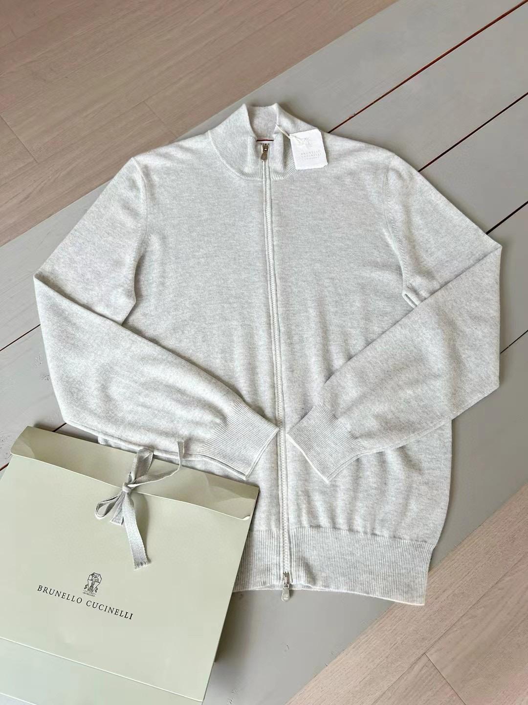 Кофта на молнии Brunello Cucinelli 